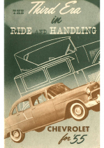 1955 Chevrolet Third Era Booklet