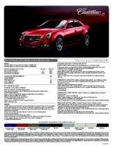 2010 Cadillac CTS Specs