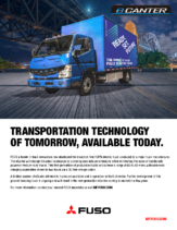 2019 Mitsubishi Fuso eCANTER Data Sheet