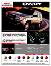 2002 GMC Envoy Spec Sheet