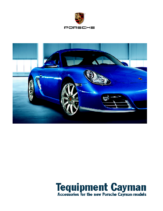 2011 Porsche Cayman Accessories