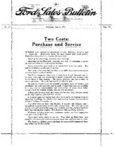 1914 Ford Sales Bulletin (June)