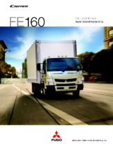 2012 Mitsubishi Fuso Canter FE160 Spec Sheet