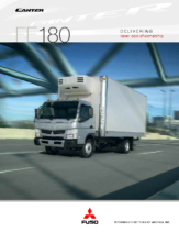 2013 Mitsubishi Fuso Canter FE180 Spec Sheet