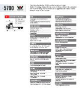 2018 Western Star 5700 XE Tech Sheet