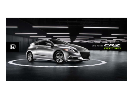 2012 Honda CR-Z Factsheet