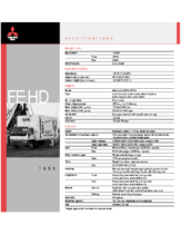 1999 Mitsubishi Fuso FE HD Specs