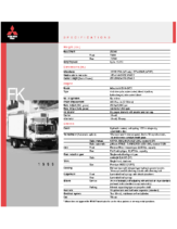 1999 Mitsubishi Fuso FK Specs