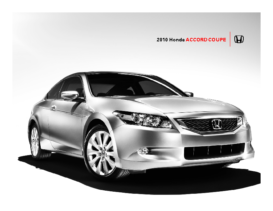 2010 Honda Accord Coupe Fact Sheet