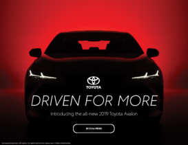 2019 Toyota Avalon Reveal