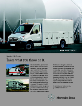 2010 Mercedes-Benz Sprinter Cab Chassis Data Sheet