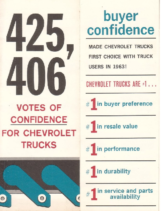 1964 Chevrolet Trucks Buyer Confidence Folder