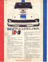 1969 AMC Hurst Scambler Promo Sheet