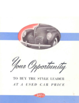 1938 Linclon Used Zephyrs Mailer