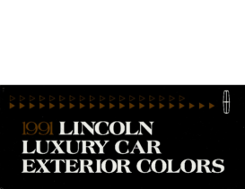 1991 Lincoln Colors