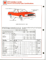 1979 GMC Caballero Data Brochure