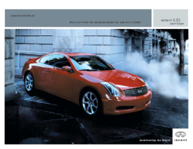 2003 Infiniti G35 Sport Coupe Spec Sheet