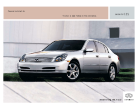 2003 Infiniti G35 Sport Sedan Spec Sheet