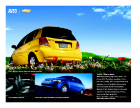 2004 Chevrolet Aveo Spec Sheet