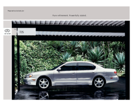 2004 Infiniti I35 Spec Sheet