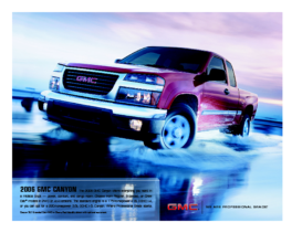 2006 GMC Canyon Spec Sheet