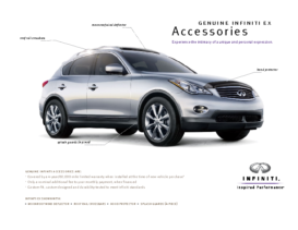 2012 Infiniti EX Accessories