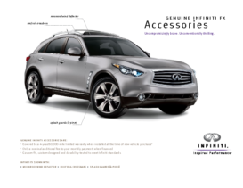 2012 Infiniti FX Accessories