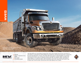 2018 International HV 613 Spec Sheet