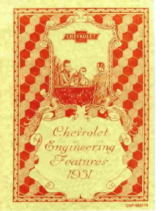 1931 Chevrolet Engineering Features