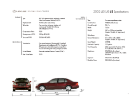 2002 Lexus LS Specs