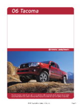 2006 Toyota Tacoma 4×4 Specs