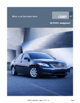 2007 Toyota Camry Specs