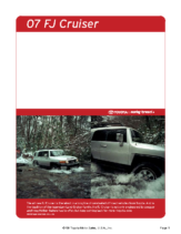 2007 Toyota FJ Cruiser Specs