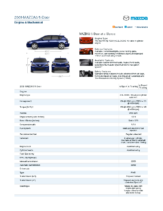 2009 Mazda Mazda3 Hatchback Specs