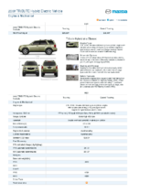 2009 Mazda Tribute Hybrid Specs