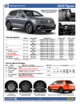 2019 VW Tiguan Order Guide