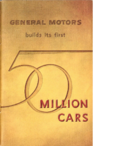 1955 GM – GMs First 50 Million Cars Booklet