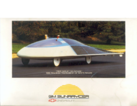 1987 Chevrolet GM Sunraycer Concept