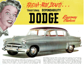 1954 Dodge Data Sheet AUS