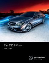 2015 Mercedes-Benz E-Sedan-Wagon Foldout