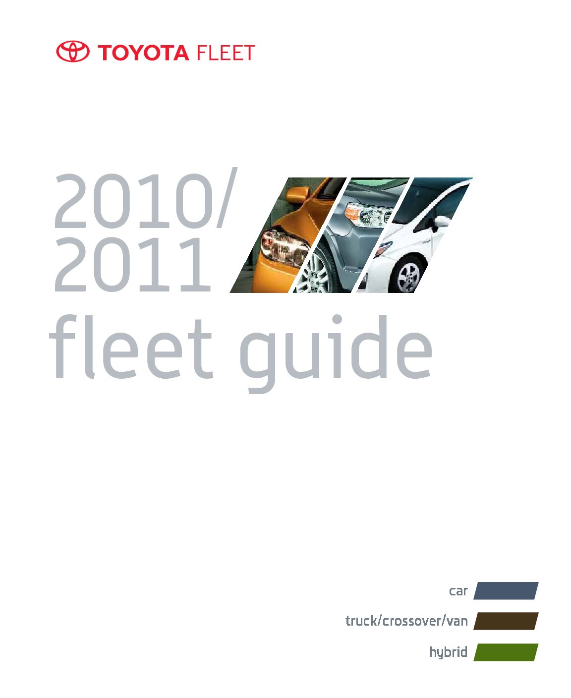2010-2011 Toyota Fleet CN