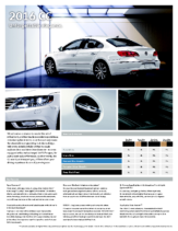 2016 VW CC Sell Sheet CN