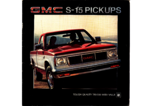 1984 GMC S-15 Pickups