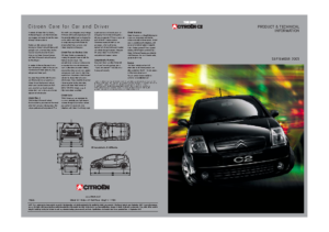 2003 Citroën Tech Specs UK