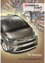 2007 Citroën C4 Picasso 7 Seat Tech Specs UK