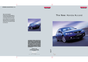 2003 Honda Accord UK