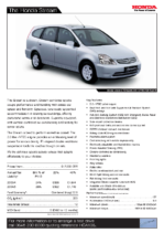 2004 Honda Stream Specs & Prices UK