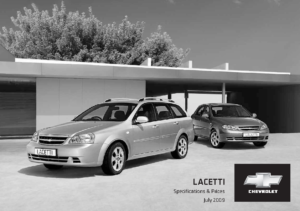 2009 Chevrolet Lacetti Price Guide UK