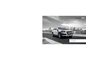 2010 Audi Q7 Accessories Guide UK