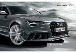 2015 Audi RS6 Avant UK